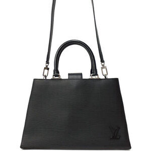 Louis Vuitton Epi Kleber Shoulder Bag Black